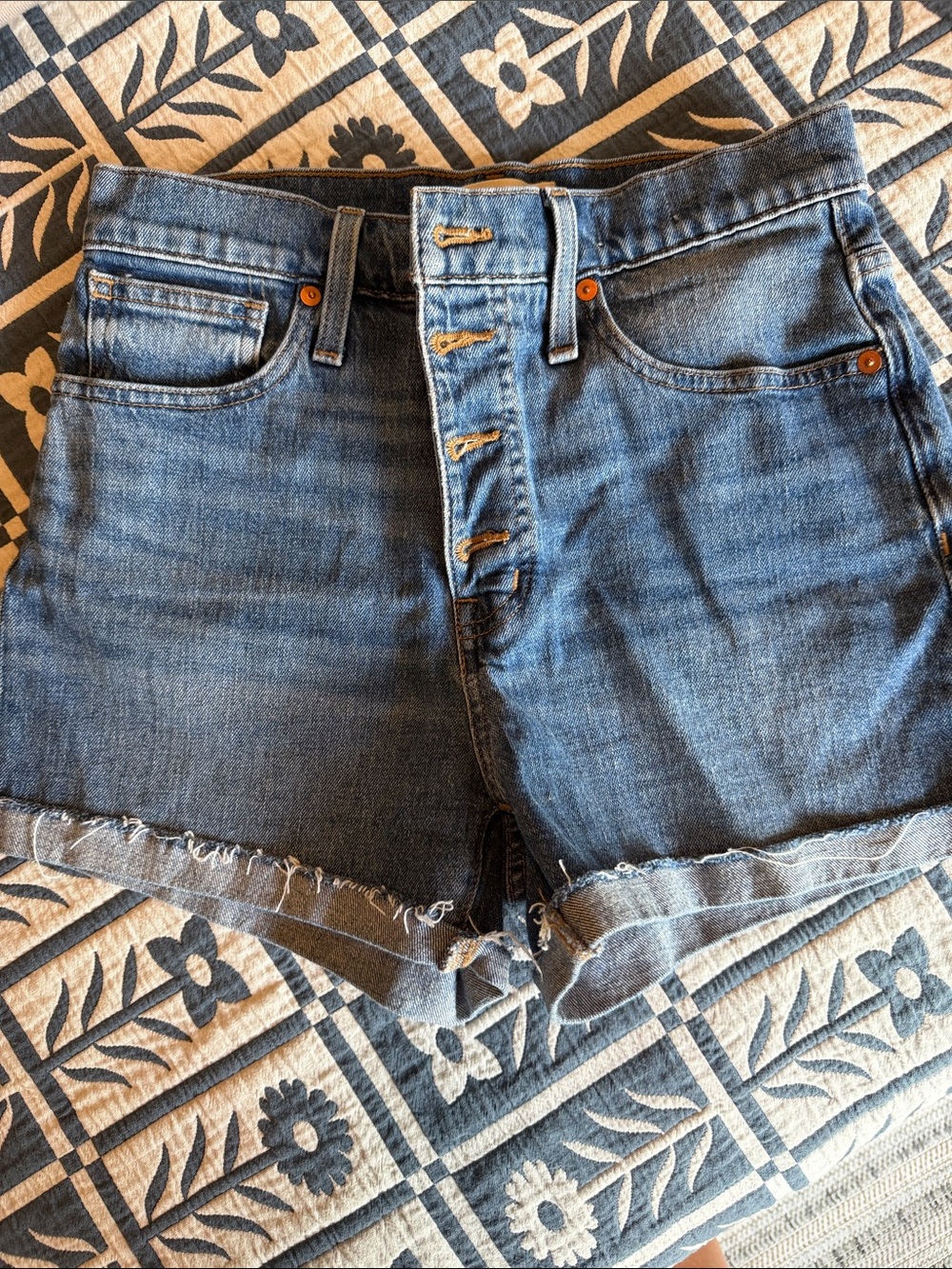 Madewell Blue Denim Jean Shorts
